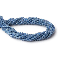 4mm Blue Kyanite Plain Round Beads 16 inch 100 pieces (ONLINE ORDER ONLY)