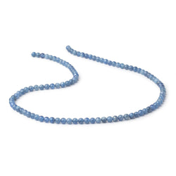 4mm Blue Kyanite Plain Round Beads 16 inch 100 pieces (ONLINE ORDER ONLY)