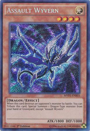 Assault Wyvern [MVP1-ENS03] Secret Rare (ONLINE ORDER ONLY)