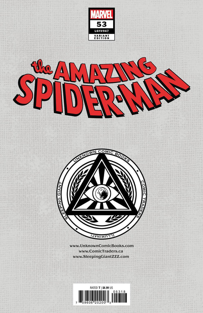 Amazing Spider-Man #53 Unknown Comics Derrick Chew Virgin Exclusive Var (07/10/2024) (Online Order Only)