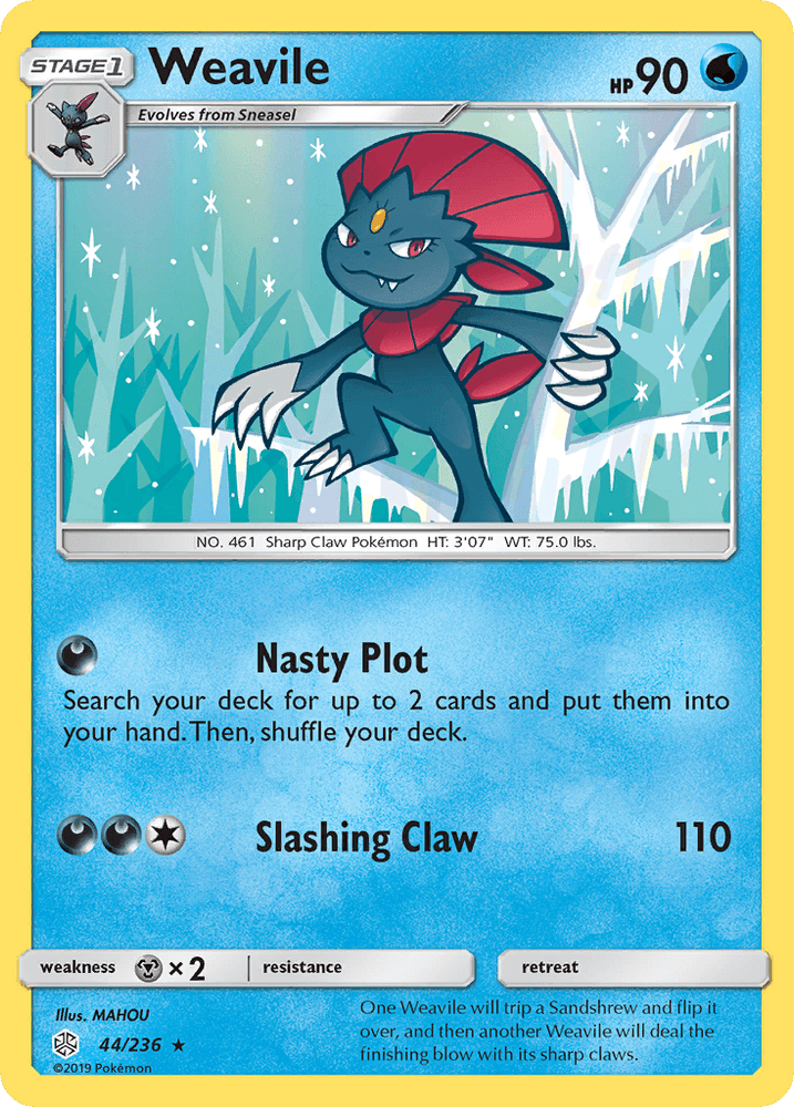 Weavile (44/236) [Sun & Moon: Cosmic Eclipse] (Online Only)