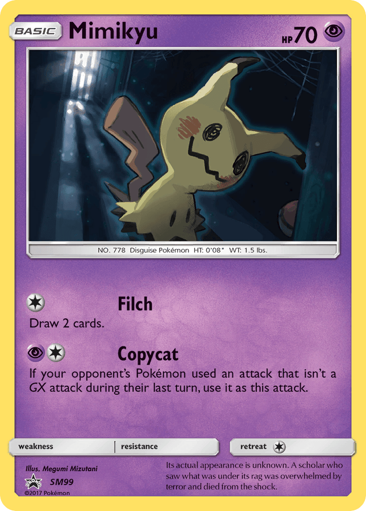 Mimikyu (SM99) [Sun & Moon: Black Star Promos] (Online Only)