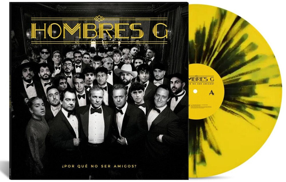 Por Que No Ser Amigos - Yellow & Black Splatter [LP]