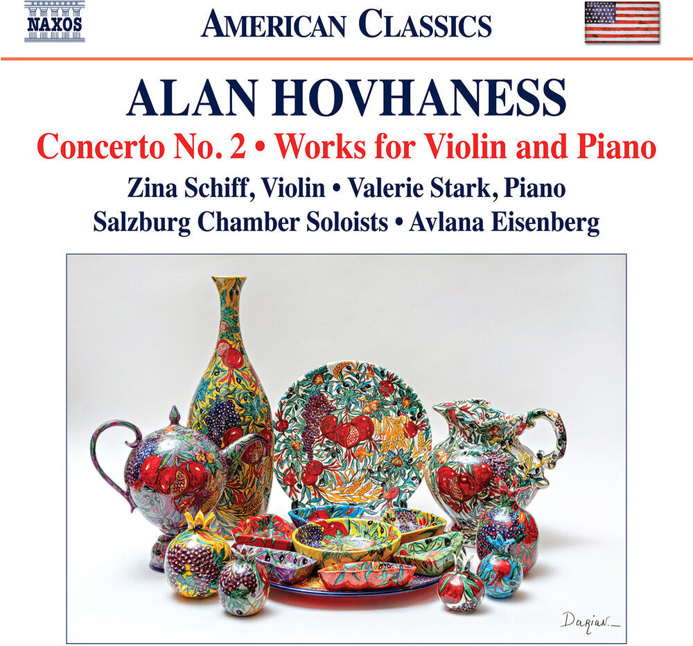 Hovhaness: Con No. 2: Works For Violin & Piano [CD]