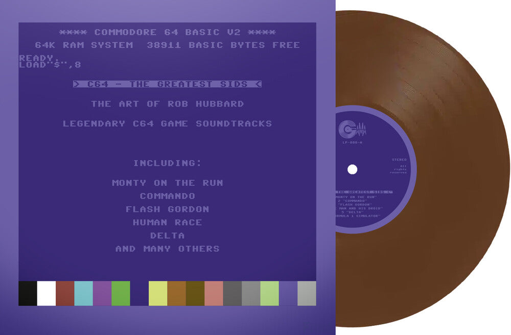 C64 Greatest Sids: Art Of Rob Hubbard - Brown [LP]