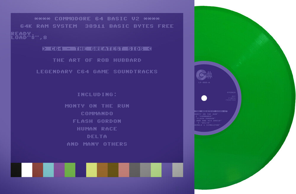 C64 Greatest Sids: The Art Of Rob Hubbard - Limited To 100 Handnumbered Edition (Light Green Vinyl) [LP]