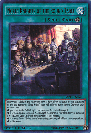 Noble Knights of the Round Table [MP15-EN052] Ultra Rare (ONLINE ORDER ONLY)