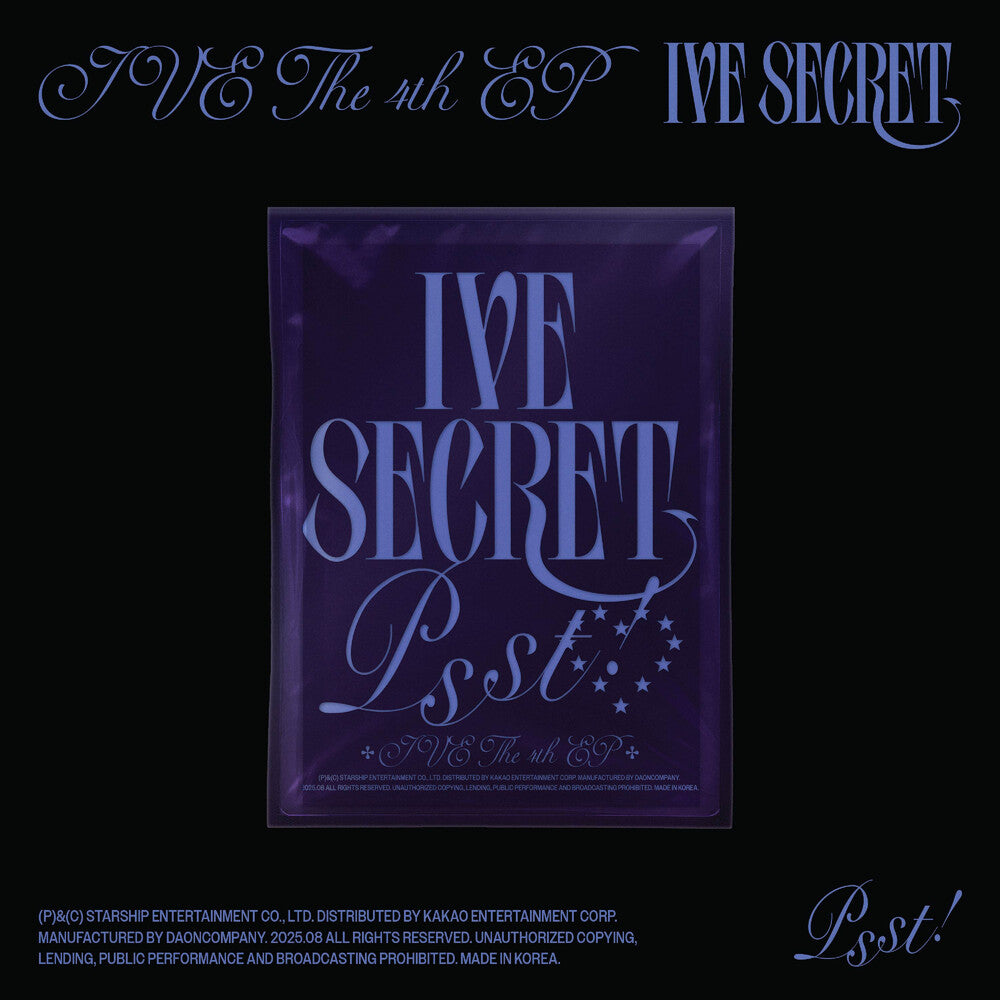IVE THE 4TH EP IVE SECRET [Psst! ver.]