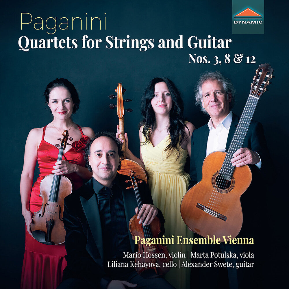 Nicolo Paganini: Qrts For Strsand Guitar Nos. 3 Op [CD]