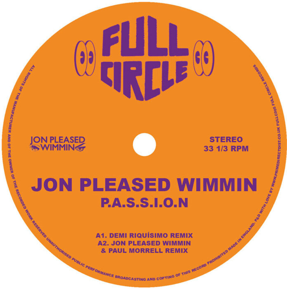 P.A.S.S.I.O.N. (2025 Remixes) [12" Vinyl] (ONLINE ORDER ONLY)