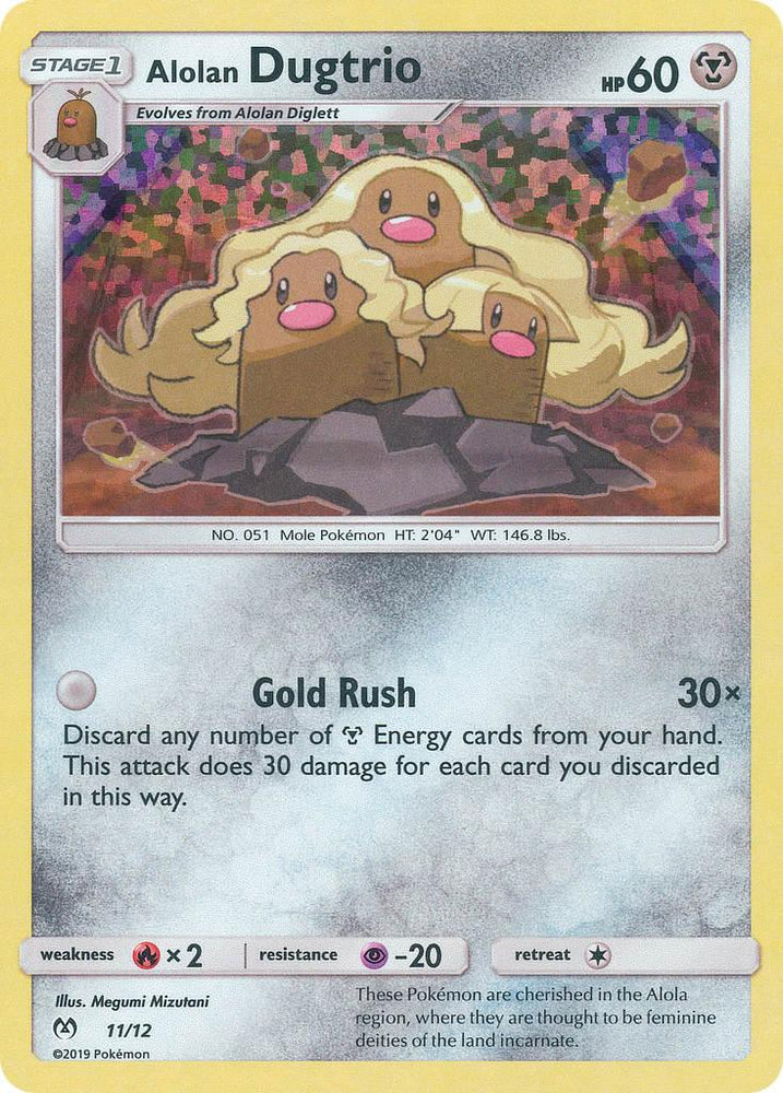 Alolan Dugtrio (11/12) [McDonald's Promos: 2019 Collection] (Online Only)