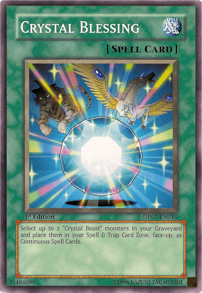 Crystal Blessing [DP07-EN014] Common (ONLINE ORDER ONLY)