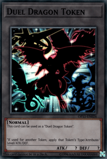 Duel Dragon Token [OP11-EN026] Super Rare (ONLINE ORDER ONLY)