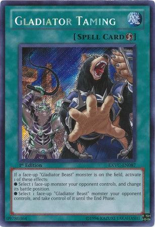 Gladiator Taming [EXVC-EN087] Secret Rare (ONLINE ORDER ONLY)