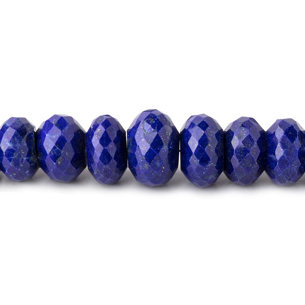 4.5-11.5mm Lapis Lazuli Faceted Rondelle Beads 16.5 inch 98 pieces (ONLINE ORDER ONLY)