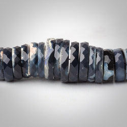 4.5-12.5mm Australian Opal Faceted Heishi Beads 16 inch 212 pieces AAA (ONLINE ORDER ONLY)