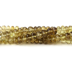 4.5-5.5mm Bi-Color Quartz Faceted Rondelle Beads 15 inch 121 pieces AA (ONLINE ORDER ONLY)