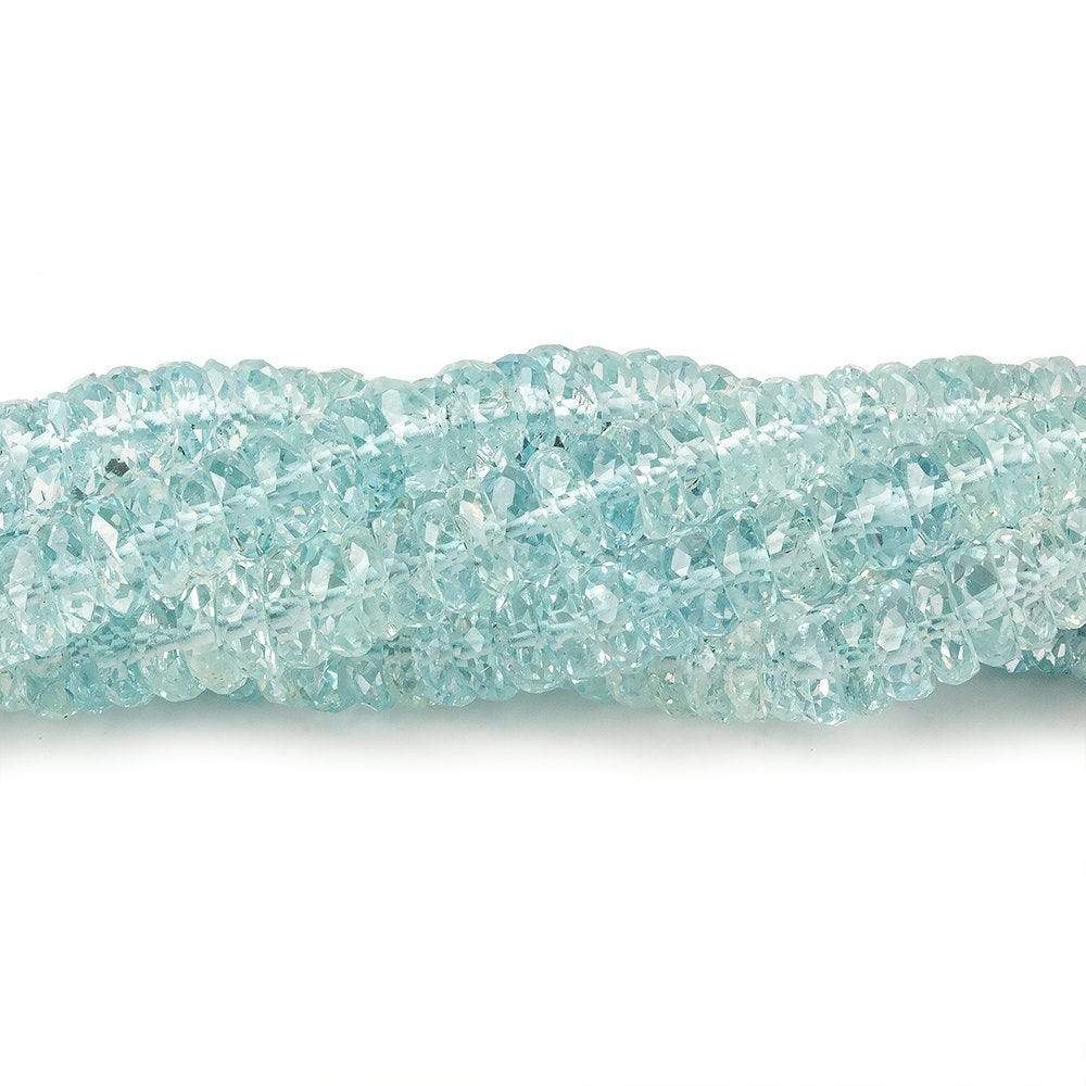 5.5-6mm Aquamarine Heishi Beads 15 inch 225 beads AAA (ONLINE ORDER ONLY)