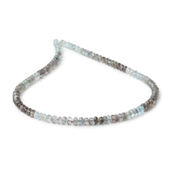 4.5-5mm Copper Moss Aquamarine Faceted Rondelle Beads 14 inch 110 pieces AAA (ONLINE ORDER ONLY)