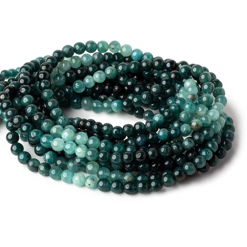 4.5-6mm  Grandidierite plain round beads 18.5 inch 93 beads AA grade (ONLINE ORDER ONLY)
