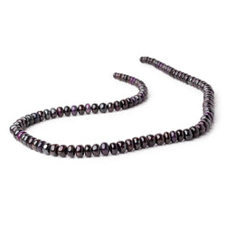 4.5-7.5mm Sugilite Plain Rondelle Beads 18 inch 103 pieces AA (ONLINE ORDER ONLY)