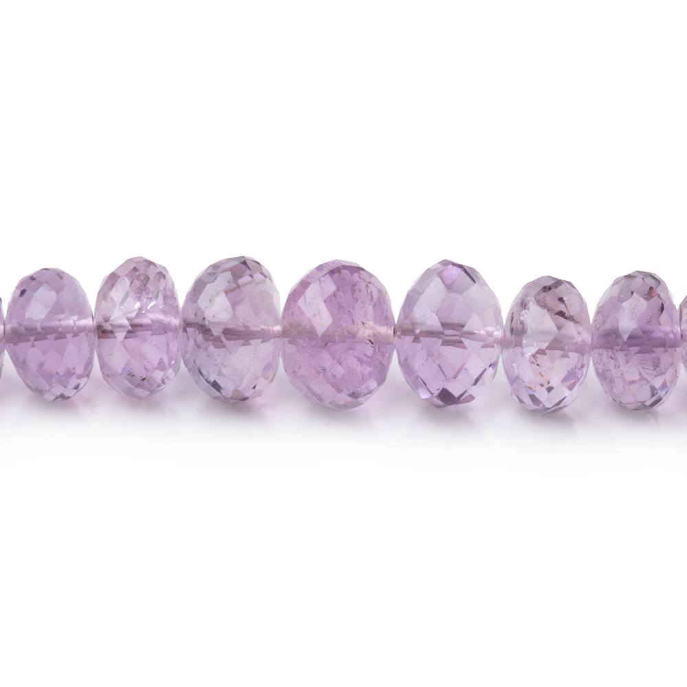 4.5-8mm Bolivian Amethyst Faceted Rondelle Beads 18 inch 112 pieces AA (ONLINE ORDER ONLY)