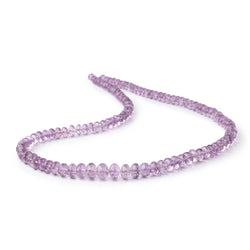 4.5-8mm Bolivian Amethyst Faceted Rondelle Beads 18 inch 112 pieces AA (ONLINE ORDER ONLY)