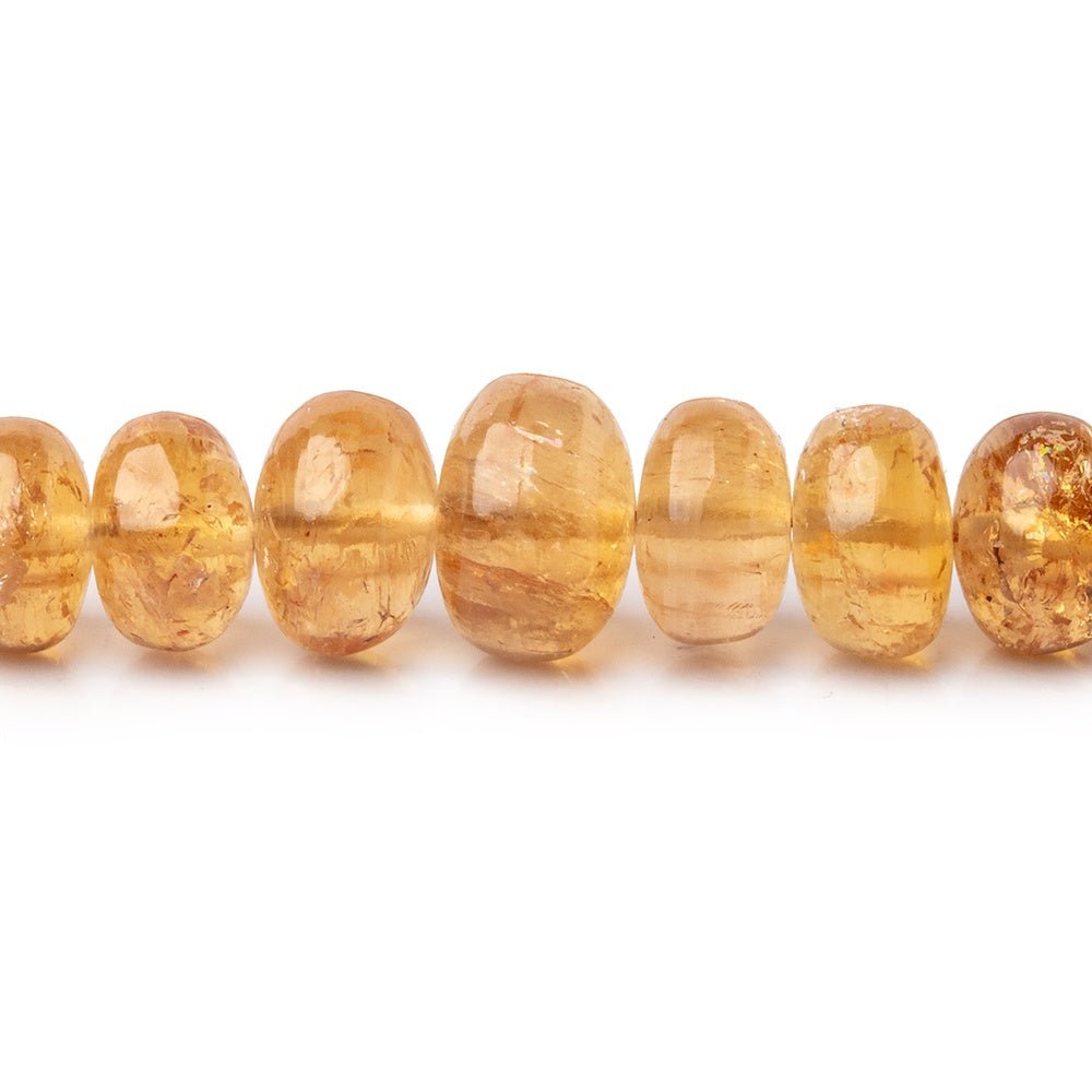 4.5-8mm Precious Topaz Plain Rondelle Beads 16 inch 112 pieces AA (ONLINE ORDER ONLY)