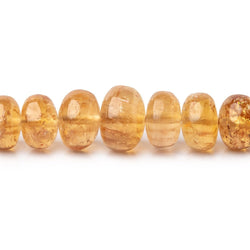 4.5-8mm Precious Topaz Plain Rondelle Beads 16 inch 112 pieces AA (ONLINE ORDER ONLY)