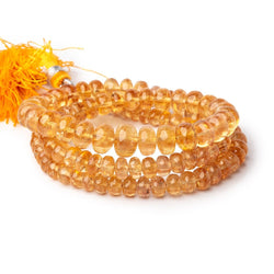 4.5-8mm Precious Topaz Plain Rondelle Beads 16 inch 112 pieces AA (ONLINE ORDER ONLY)