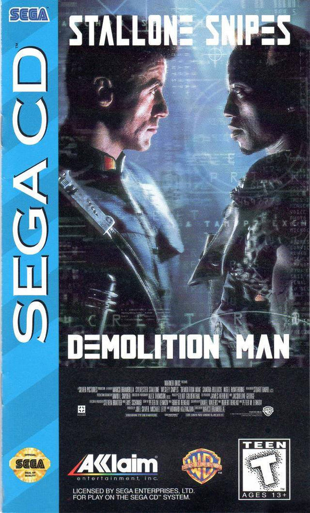 Demolition Man (Sega CD) (ONLINE ORDER ONLY)