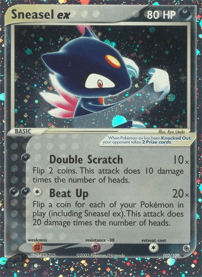 Sneasel ex (103/109) [EX: Ruby & Sapphire] (Online Only)