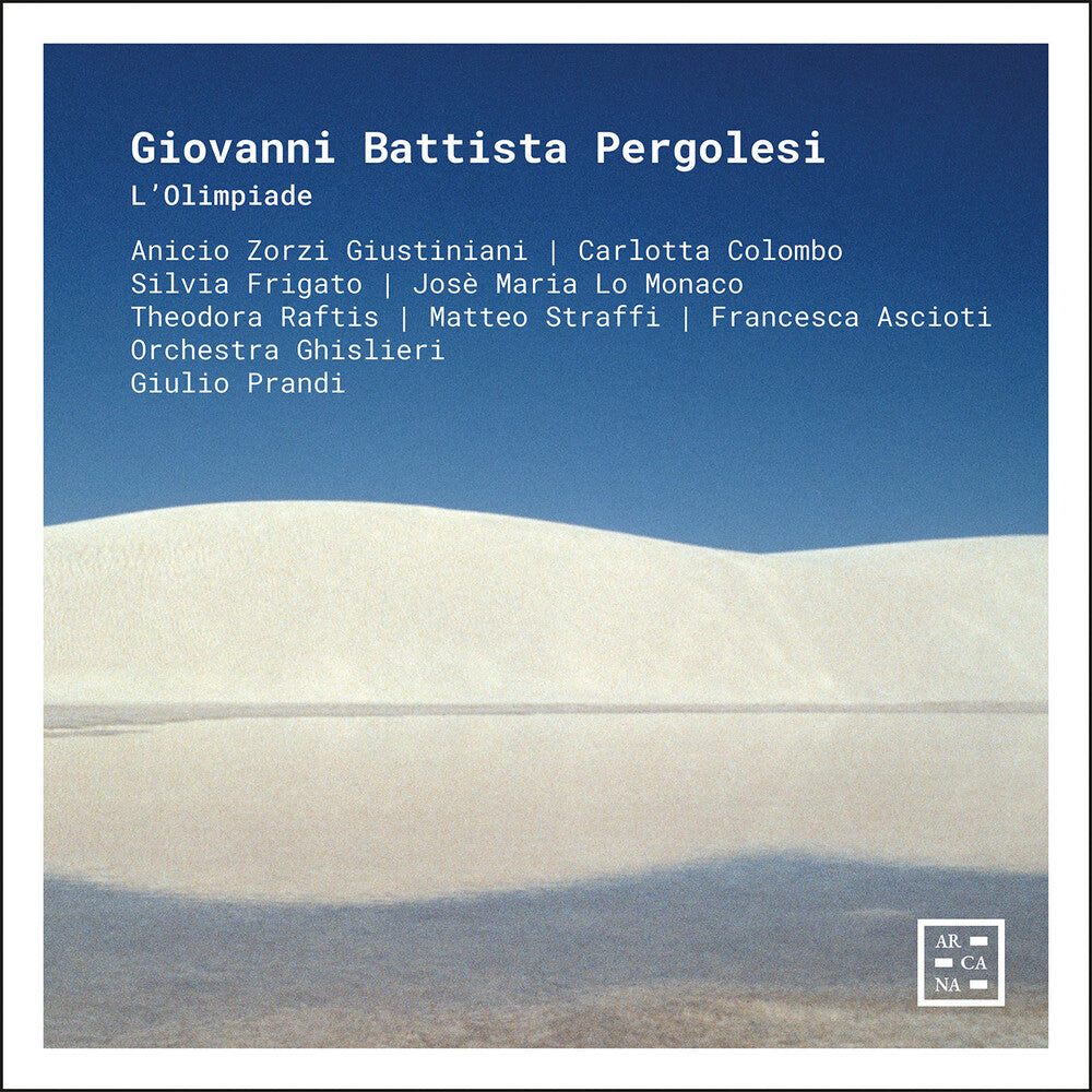 Pergolesi: L'olimpiade [CD]