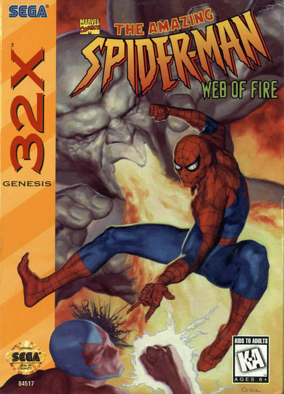 The Amazing Spider-Man: Web of Fire 32X (Sega Genesis) (ONLINE ORDER ONLY)