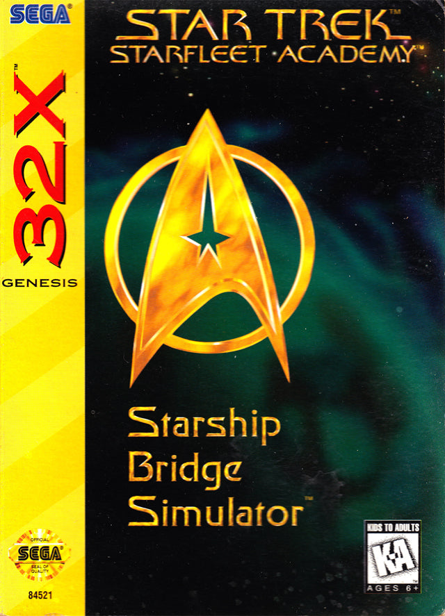 Star Trek Starfleet Academy: Starship Bridge Simulator 32X (Sega Genesis) (ONLINE ORDER ONLY)