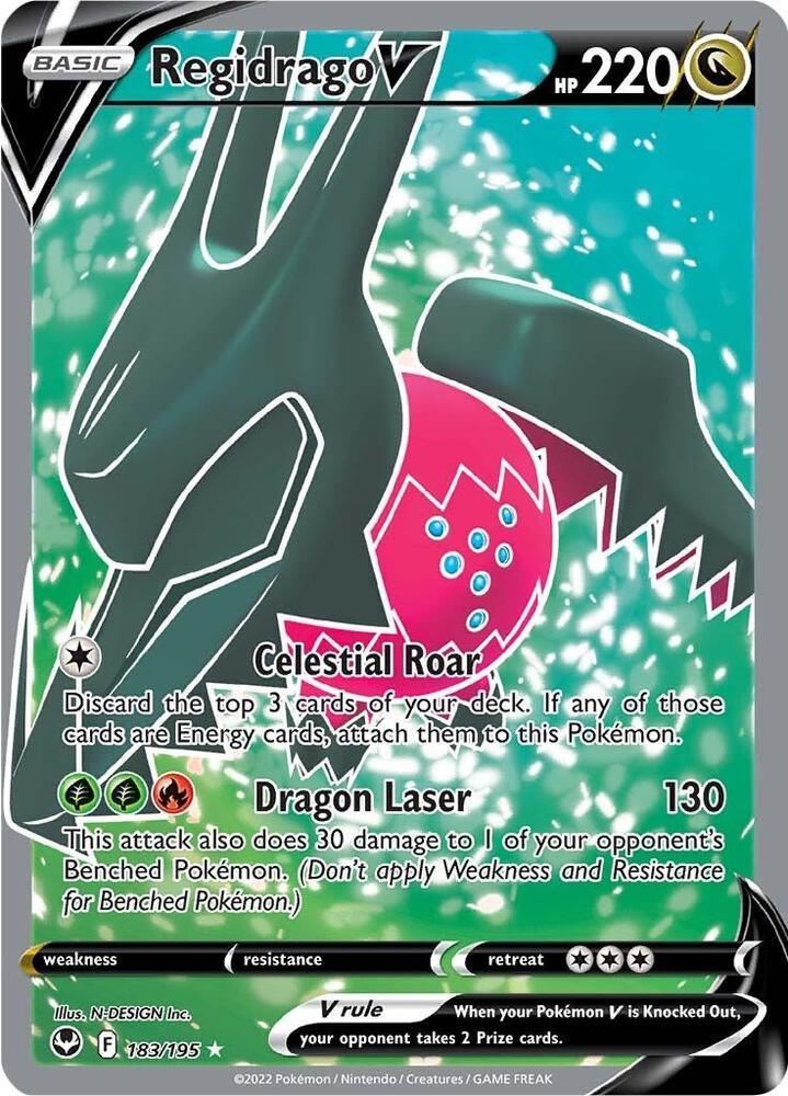 Regidrago V (183/195) [Sword & Shield: Silver Tempest] (Online Only)