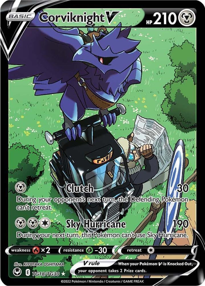 Corviknight V (TG18/TG30) [Sword & Shield: Silver Tempest] (Online Only)