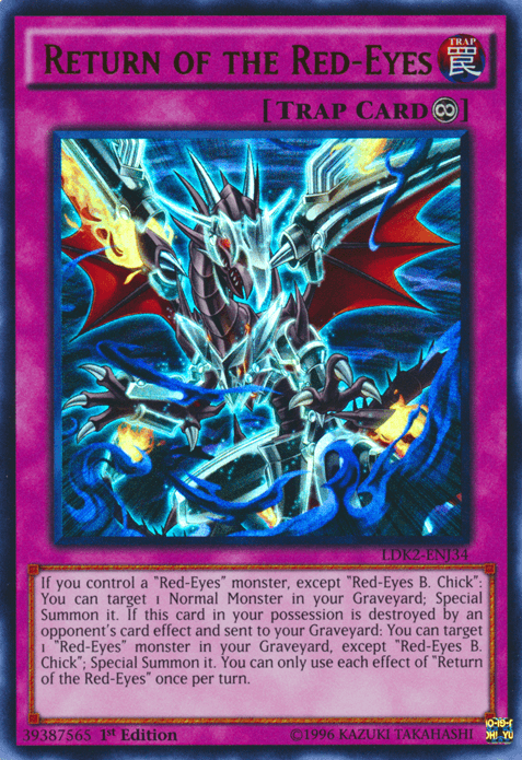 Return of the Red-Eyes [LDK2-ENJ34] Ultra Rare (ONLINE ORDER ONLY)