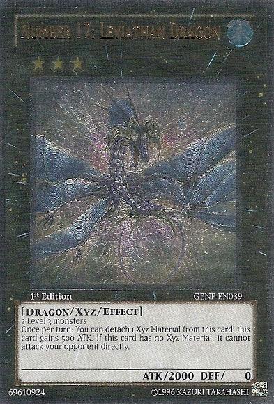 Number 17: Leviathan Dragon [GENF-EN039] Ultimate Rare (ONLINE ORDER ONLY)