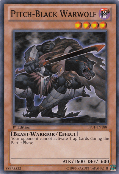 Pitch-Black Warwolf [BP01-EN188] Common (ONLINE ORDER ONLY)
