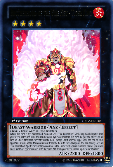 Brotherhood of the Fire Fist - Tiger King [CBLZ-EN048] Ultra Rare (ONLINE ORDER ONLY)