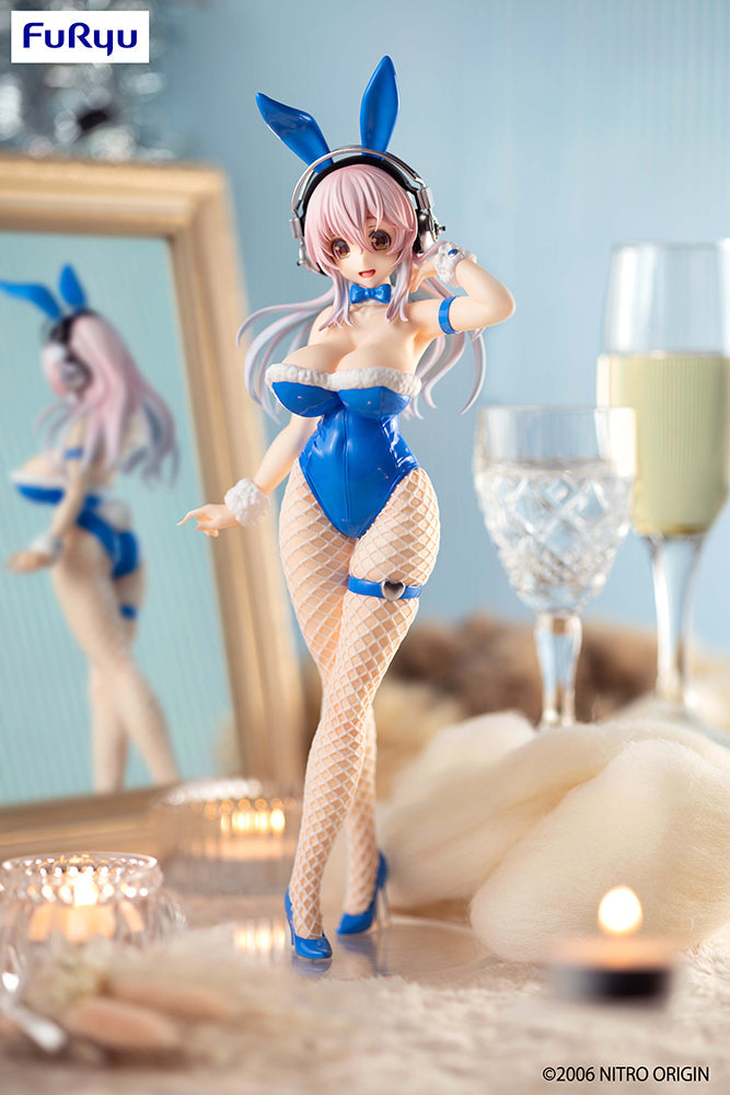 Super Sonico - Super Sonico BiCute Bunnies Figure (Blue Rabbit Ver.) (ONLINE ORDER ONLY)