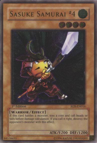 Sasuke Samurai #4 [RDS-EN016] Ultimate Rare (ONLINE ORDER ONLY)