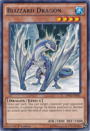 Blizzard Dragon [BP03-EN031] Rare (ONLINE ORDER ONLY)
