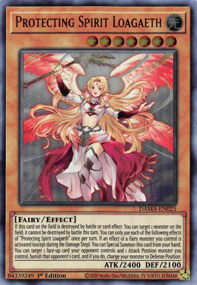 Protecting Spirit Loagaeth [DAMA-EN025] Ultra Rare (ONLINE ORDER ONLY)