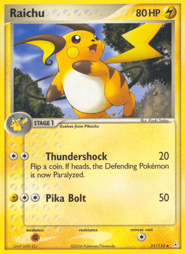 Raichu (51/110) [EX: Holon Phantoms] (Online Only)