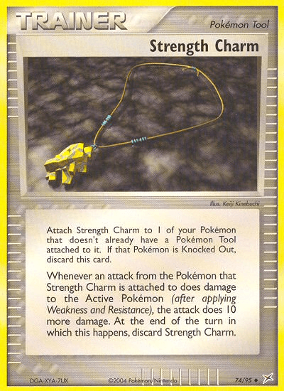 Strength Charm (74/95) [EX: Team Magma vs Team Aqua] (Online Only)