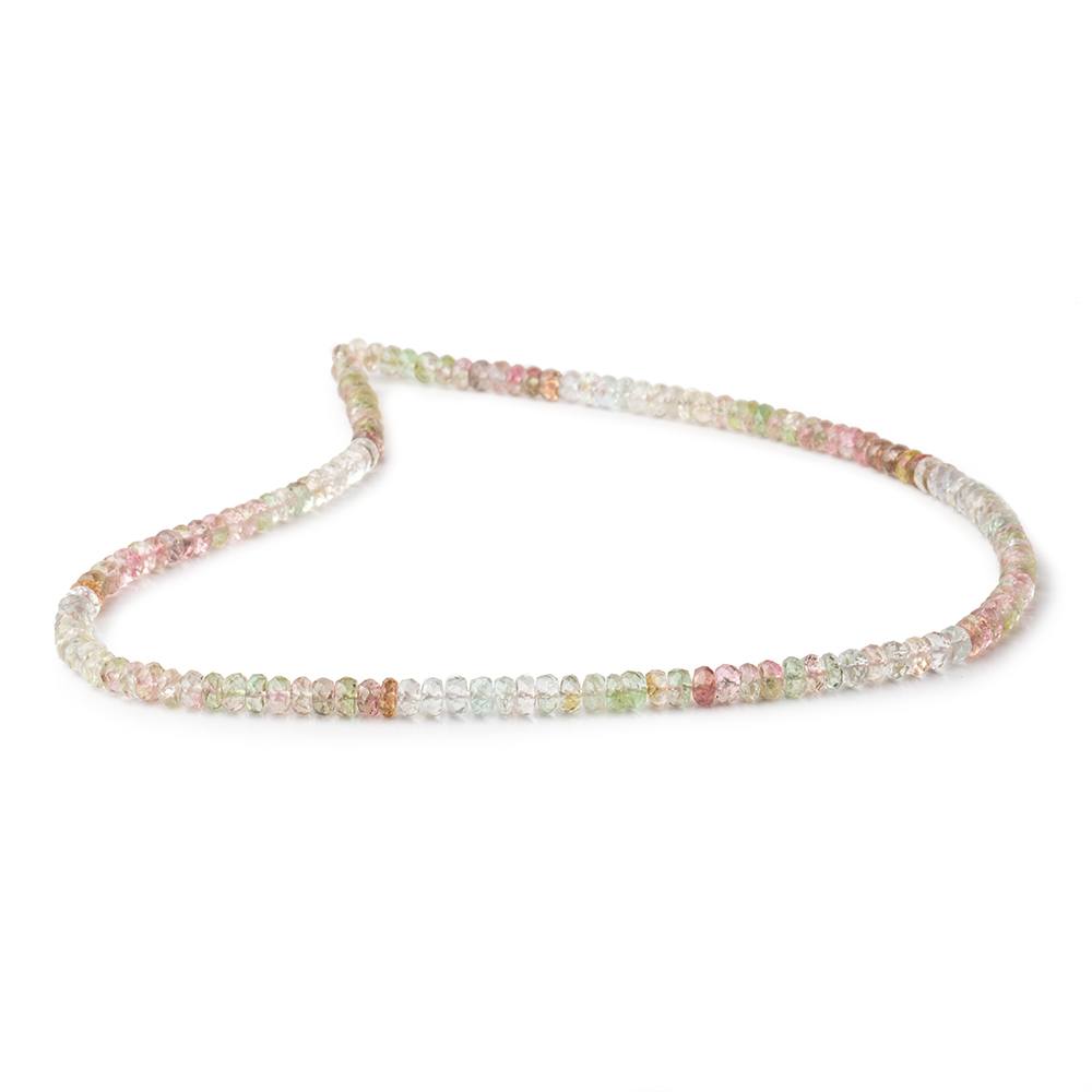 4.5mm Afghani Tourmaline Faceted Rondelle Beads 14 inch 136 pieces (ONLINE ORDER ONLY)