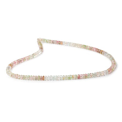 4.5mm Afghani Tourmaline Faceted Rondelle Beads 14 inch 136 pieces (ONLINE ORDER ONLY)