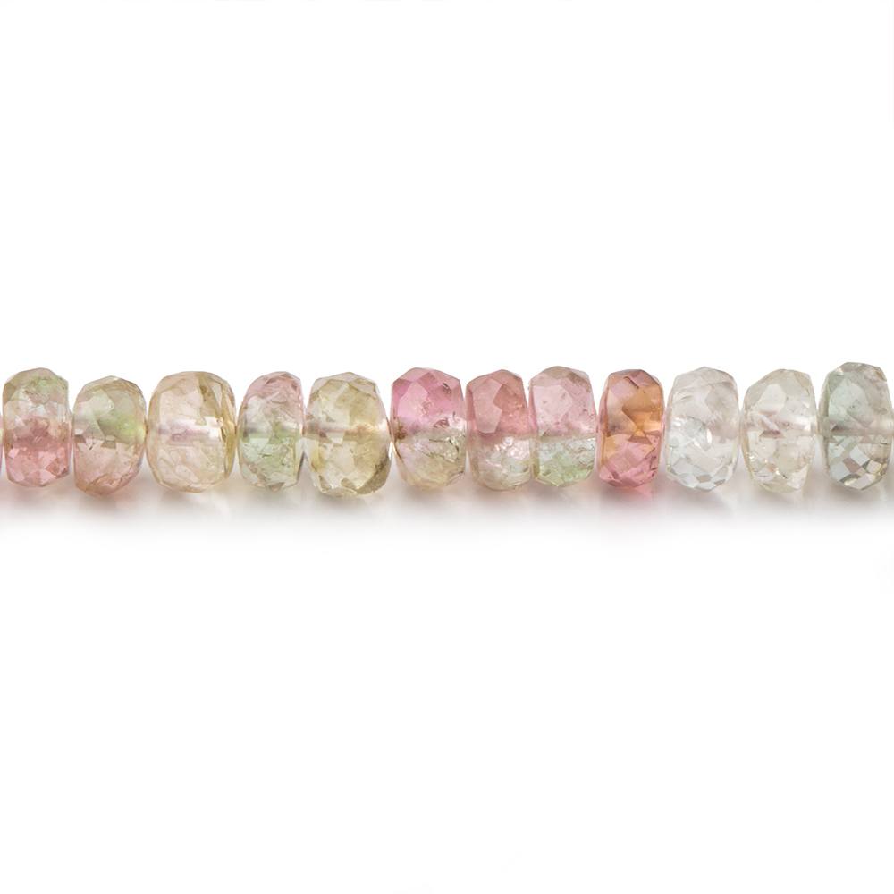 4.5mm Afghani Tourmaline Faceted Rondelle Beads 14 inch 136 pieces (ONLINE ORDER ONLY)